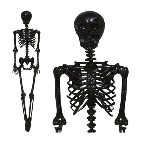 Decor schelet negru 90 cm - imagine 13